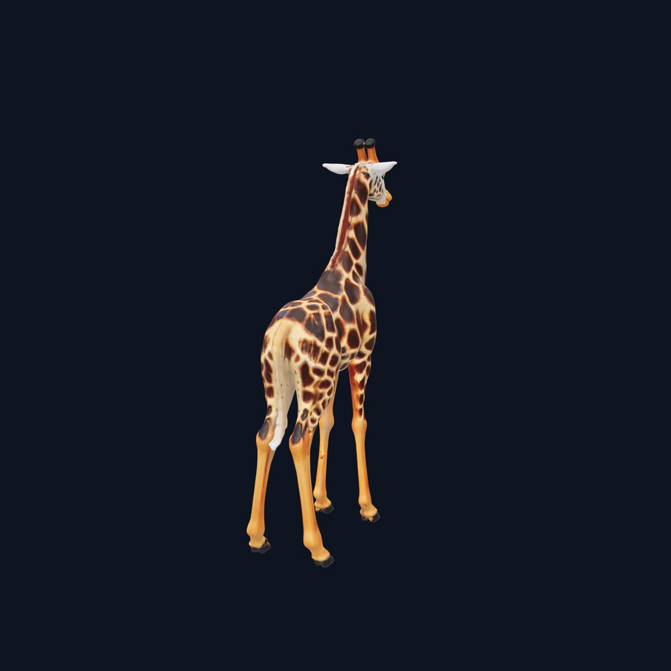 Masai Giraffe Detailed Texture Model Pack