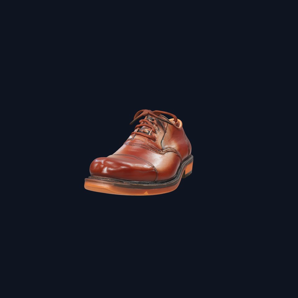 Vintage Brown Oxford Shoe Model Pack