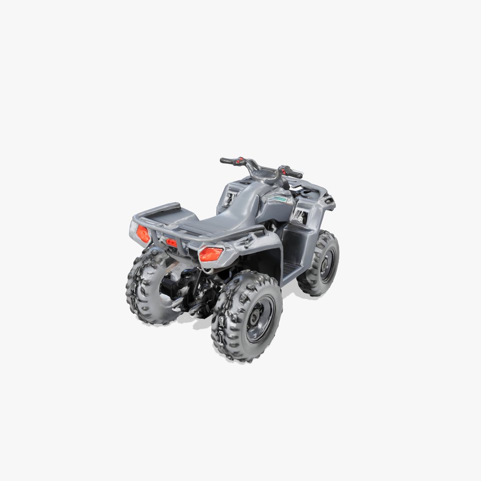 Matte Black ATV OffRoad Vehicle model pack