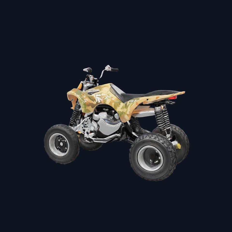 Camouflage Dirt Quad Bike model pack