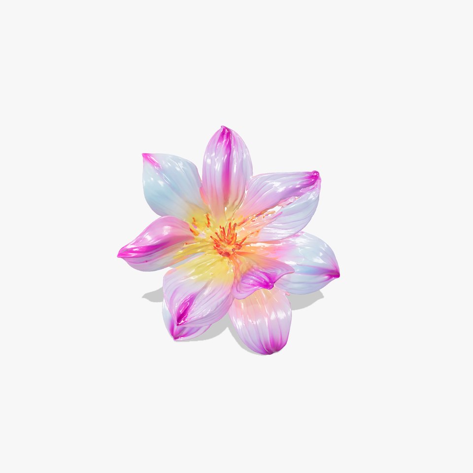 Otherworldly Flower Glowing Petal Model Pack