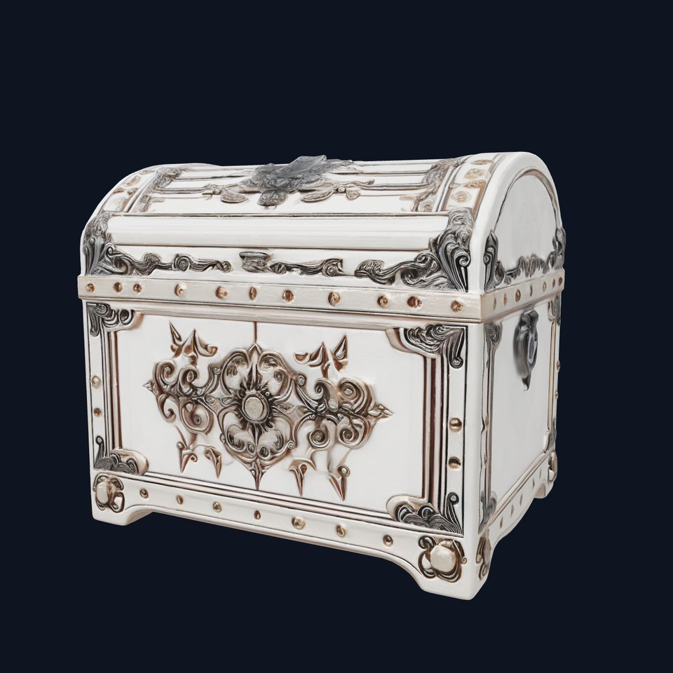Ornate Decorative Chest D model pack