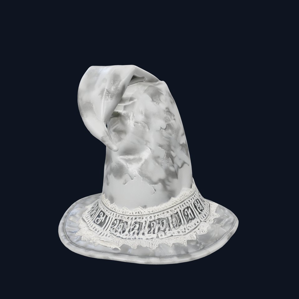 Mystic Wizards Hat with Enchanted Runes model pack