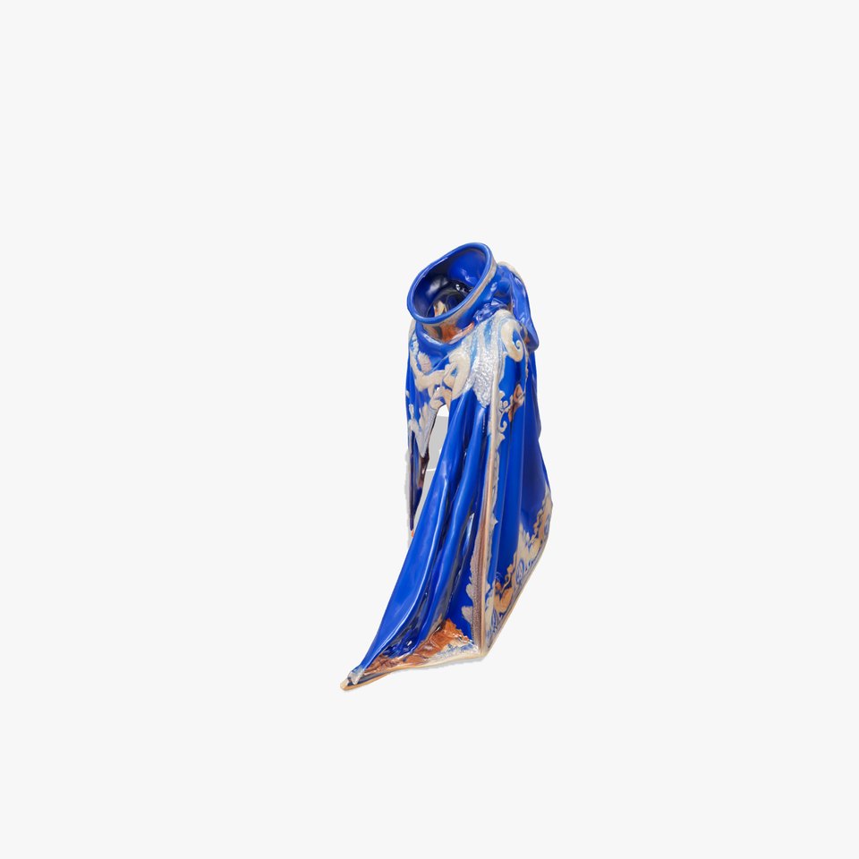 Elegant Wizards Cloak with Golden Embroidery model pack