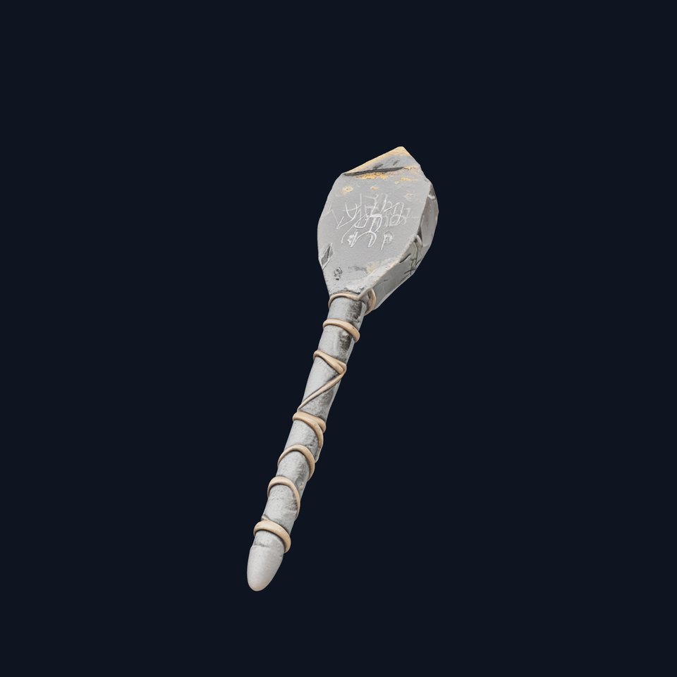 Meteorite Celestial Wand model pack