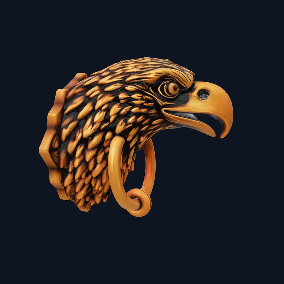 Majestic Eagle Head Knocker model pack