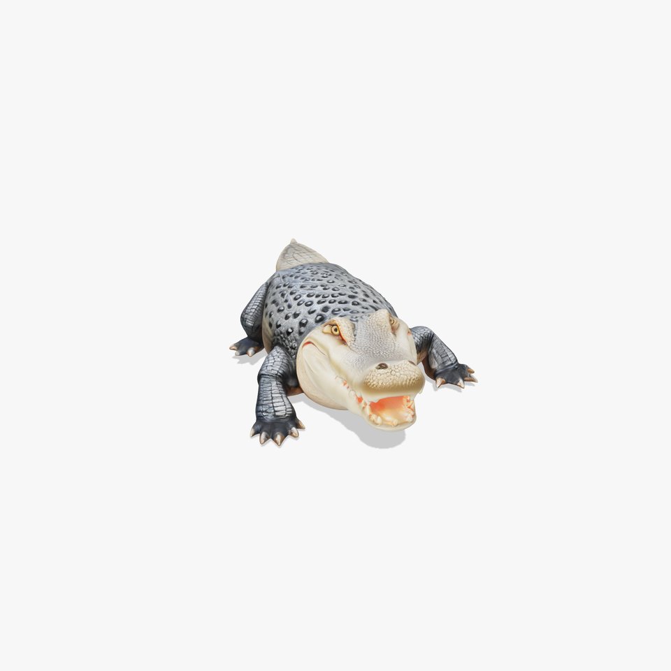 Saltwater Crocodile Realistic Model Pack