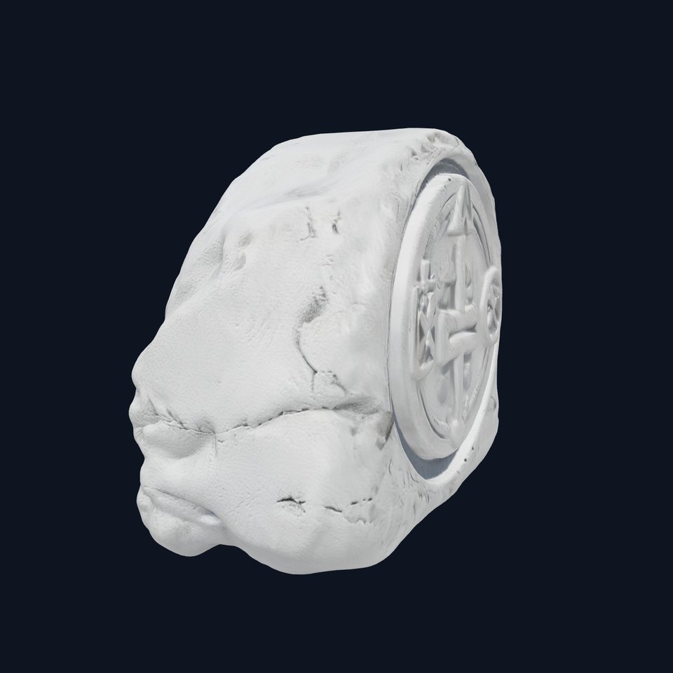 Ancient Relic with Mysterious Symbols model pack