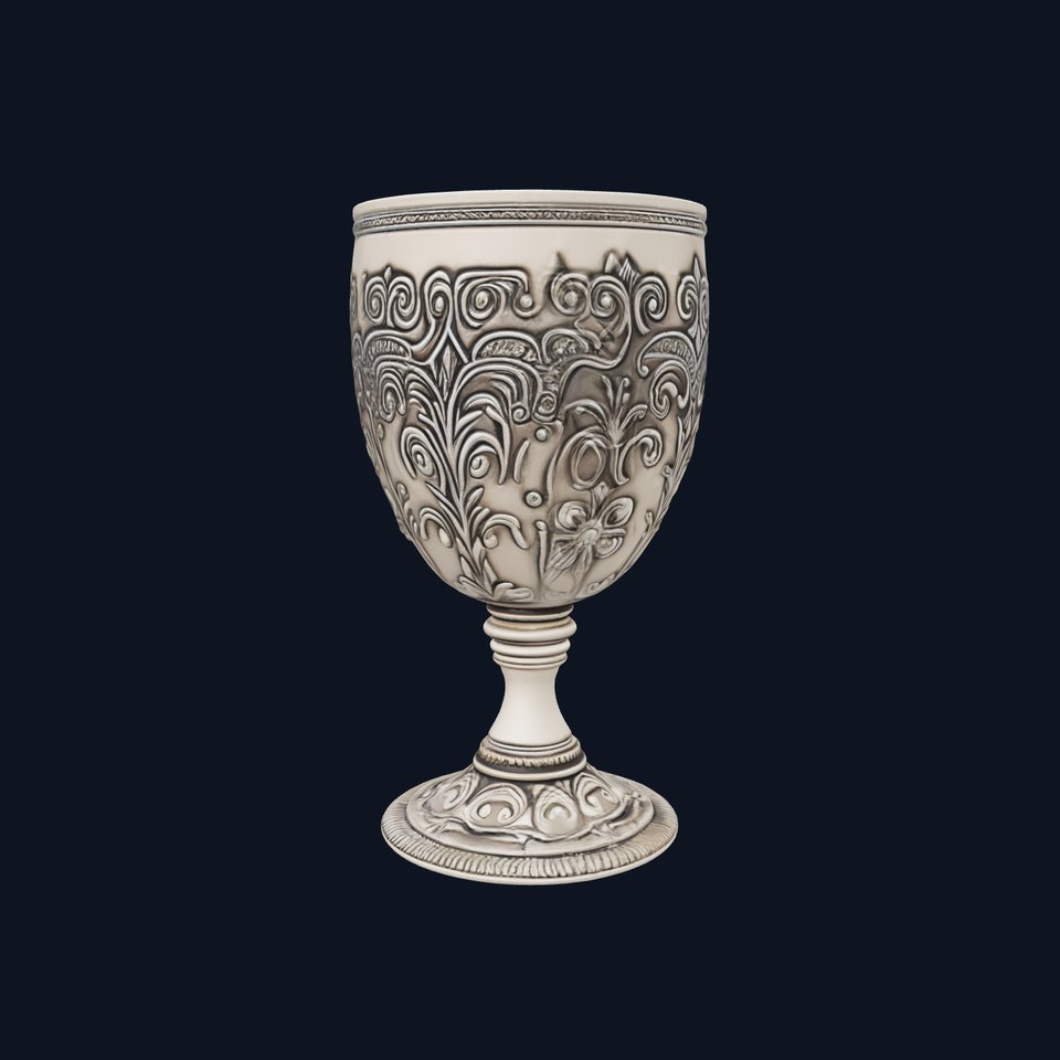 Intricate Medieval Goblet model pack