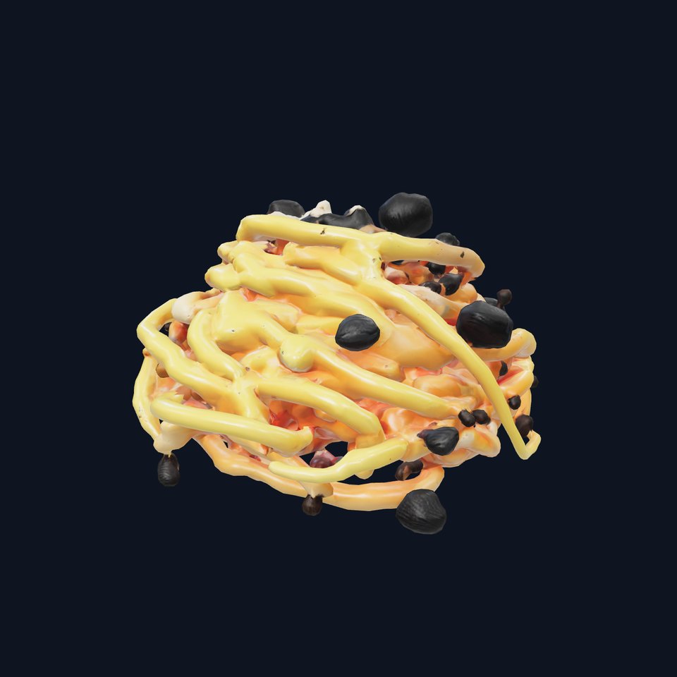 Gourmet Truffle Fettuccine Pasta Dish model pack