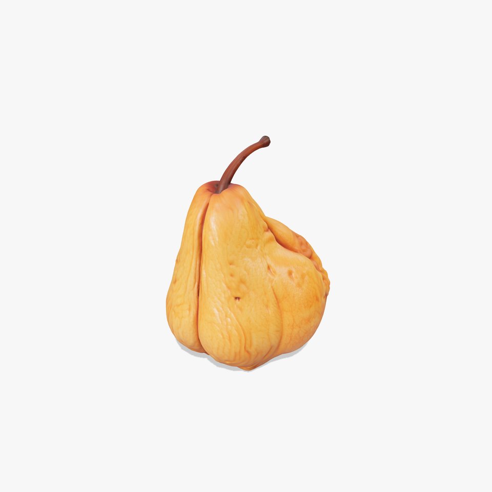 Dried Pear Realistic Model Pack