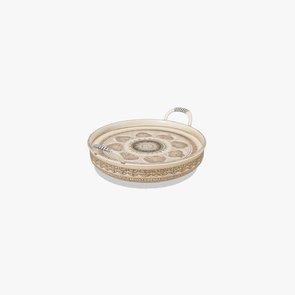 Engraved Artisan Metal Coffee Tray model pack