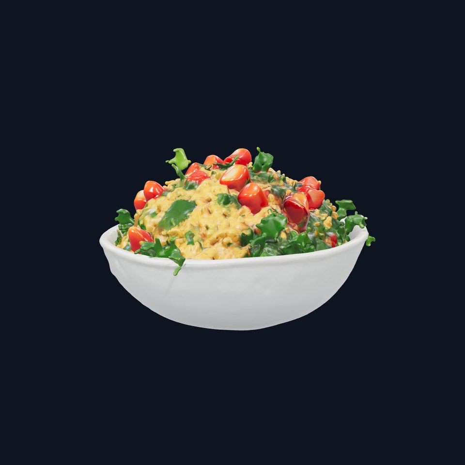 Tabbouleh Salad Realistic D Model Pack