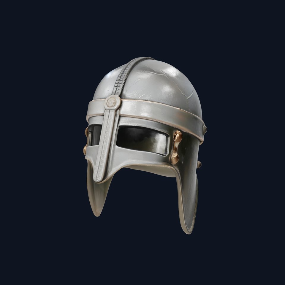 Medieval Nasal Helm Armor model pack