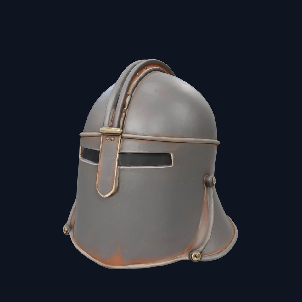 Great Helm Medieval Armor model pack