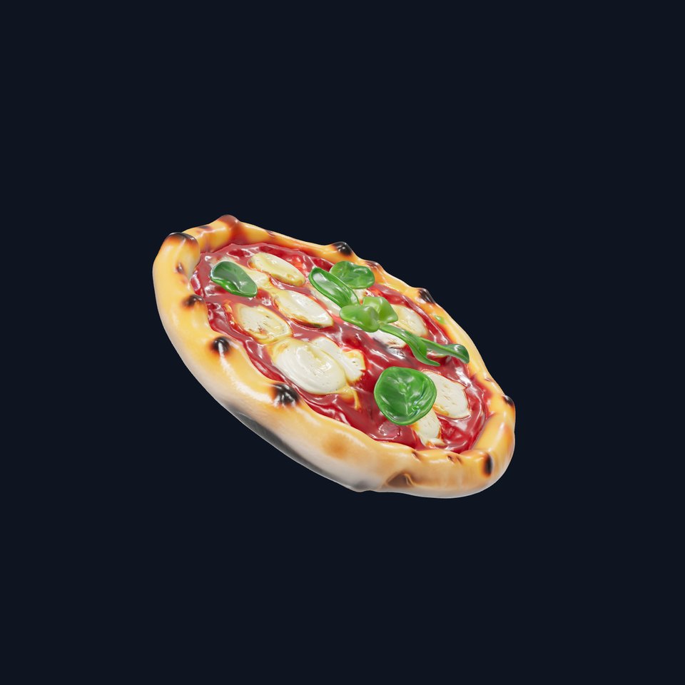 Neapolitan Pizza Model Pack with Charred Edges
