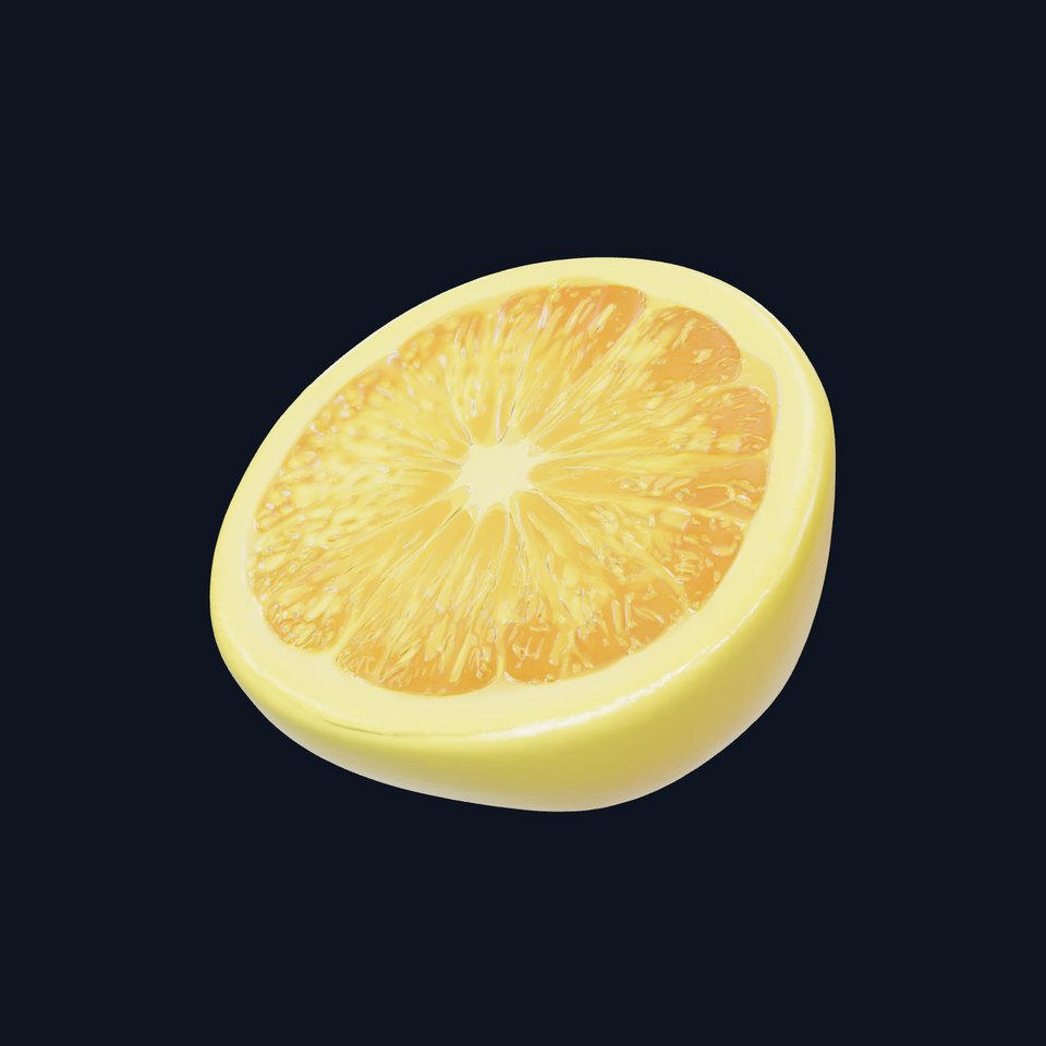 Realistic Lemon Slice model pack