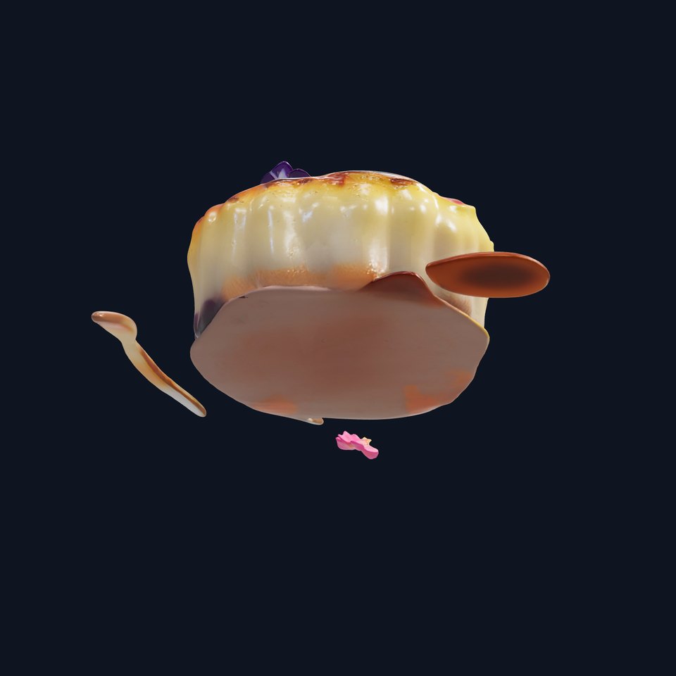 Gourmet Seared Scallop Dish model pack