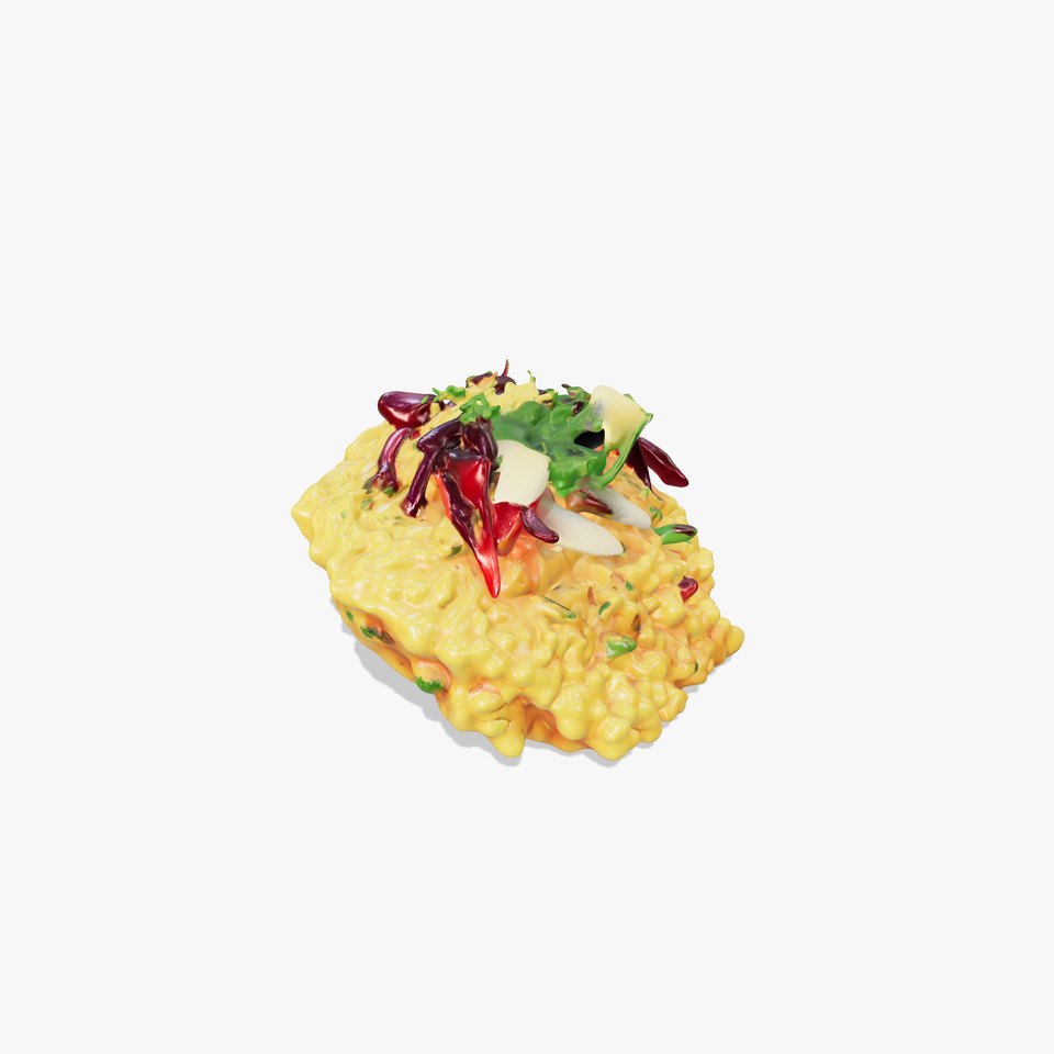 Gourmet Italian Risotto Plate Presentation model pack
