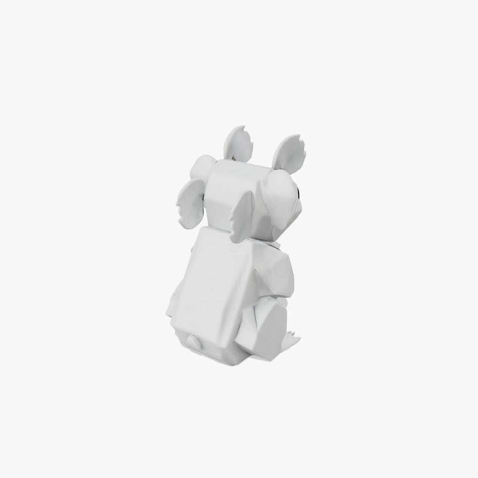 Origami Koala Model Pack for D Environments