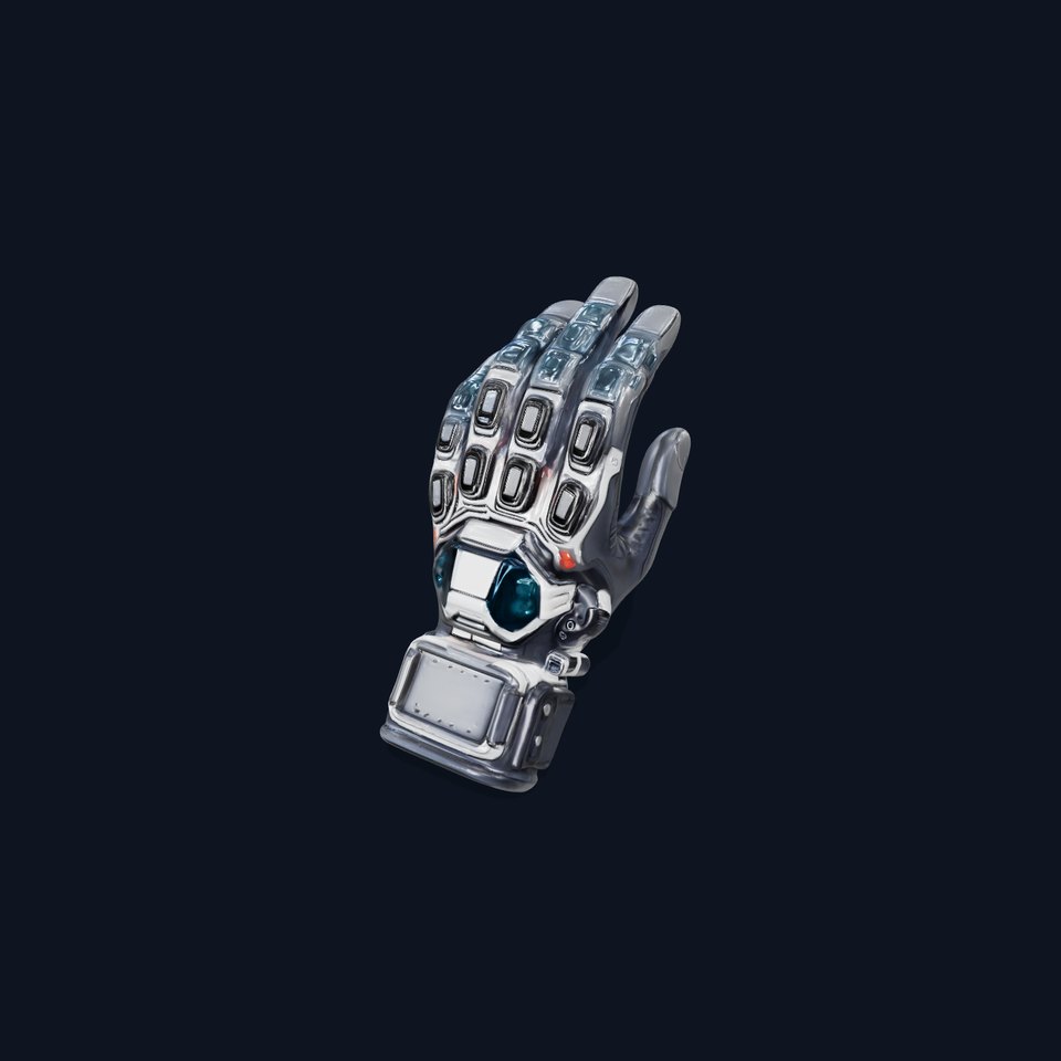 Futuristic Tech Glove Model Pack