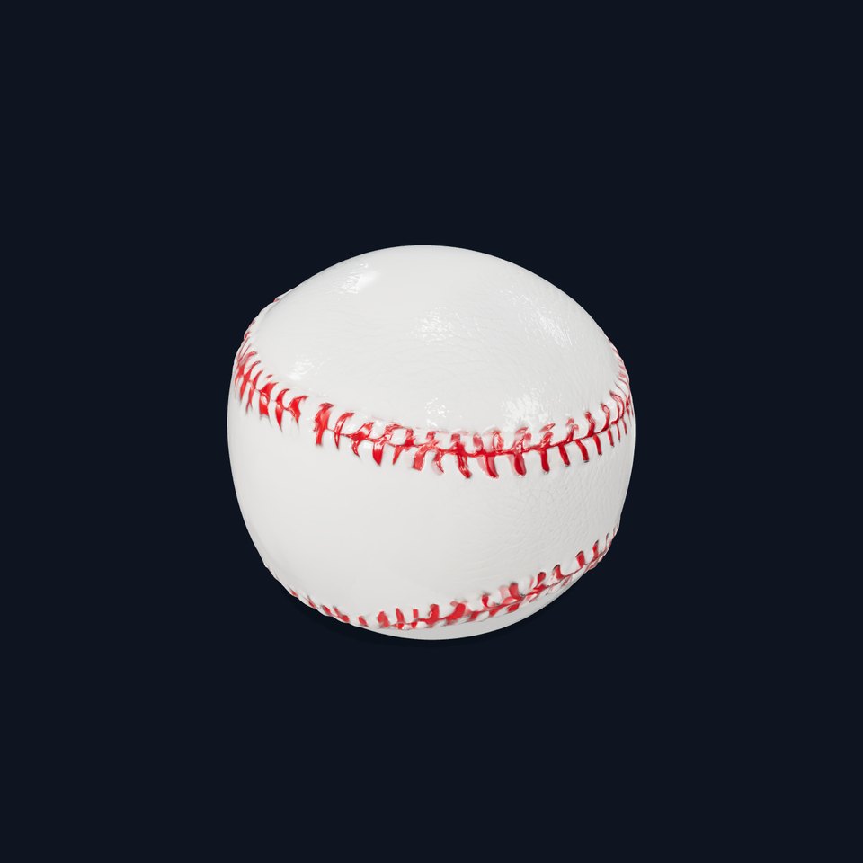 Baseball model pack with realistic textures