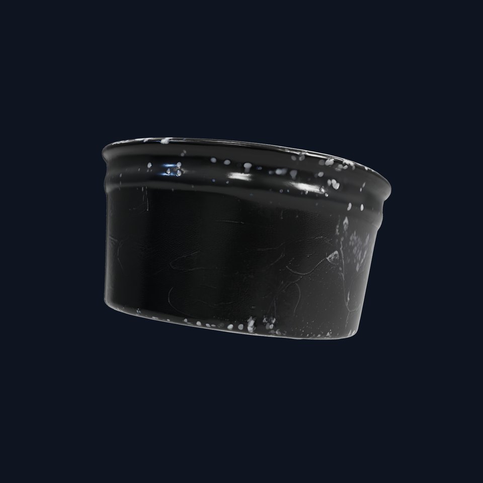 Cream Texture Container D Model Pack with High Detail