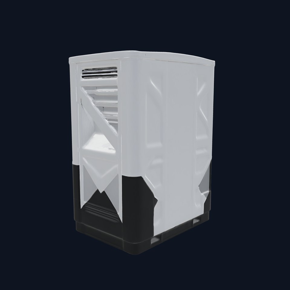 Modern Portable Toilet D Model Pack