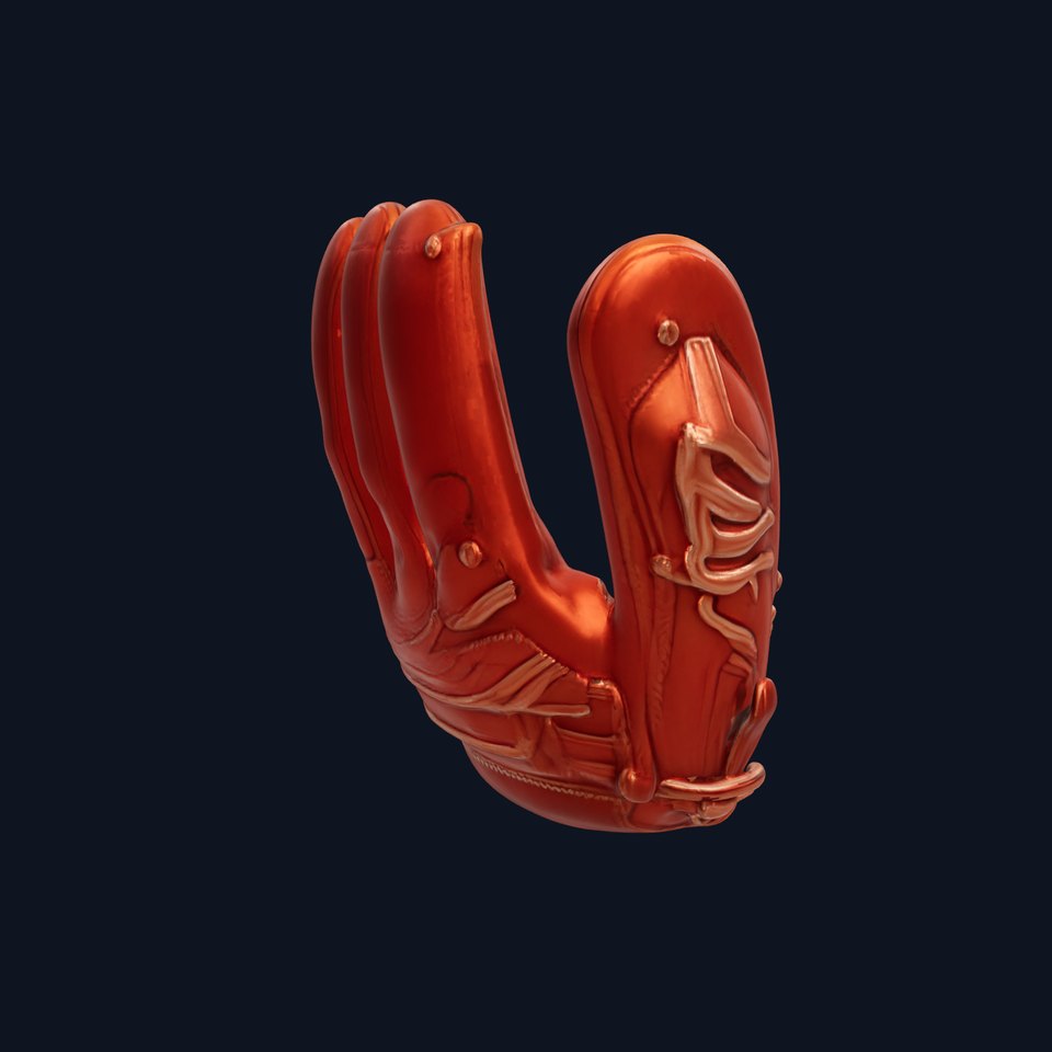 Baseball Glove D Model Pack with Detailed Textures