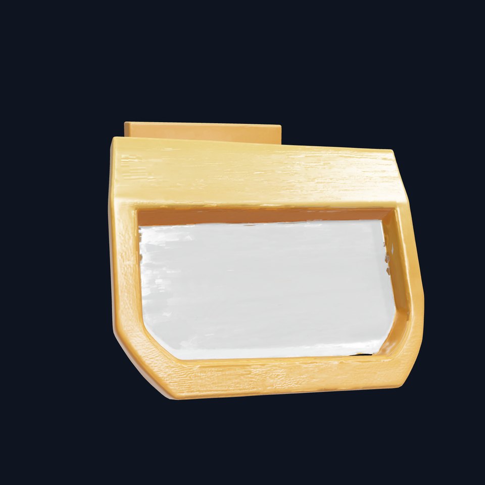 Elegant Brass Towel Ring Model Pack