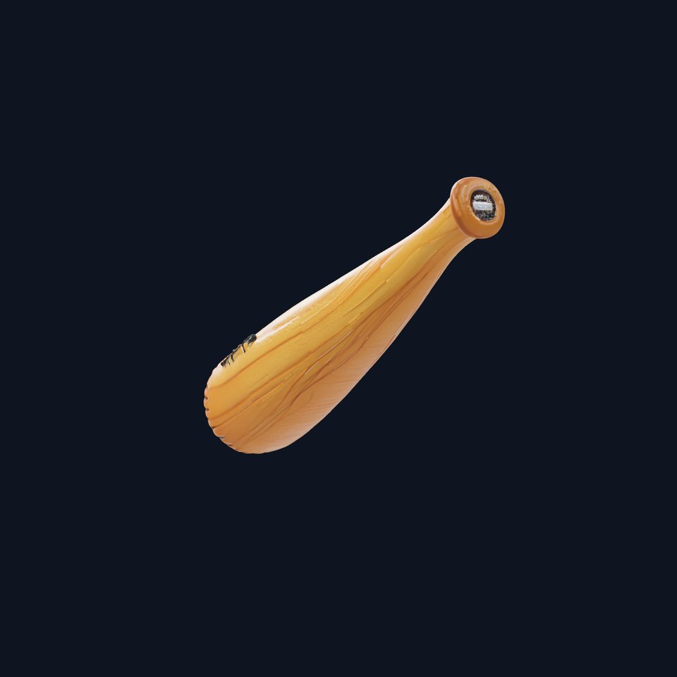 Baseball Bat D Model Pack for Games and Animation