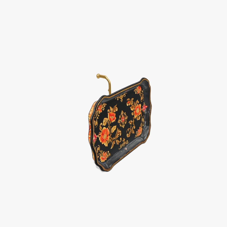 Floral Ornate Tray Model Pack