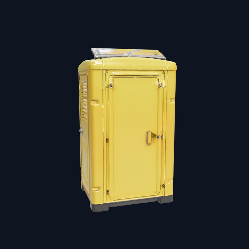 Portable Toilet D Model Pack  Realistic Detail Levels