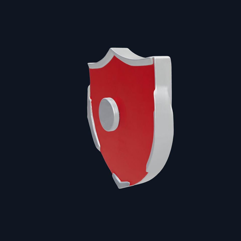 Red Cross Shield D Model Pack