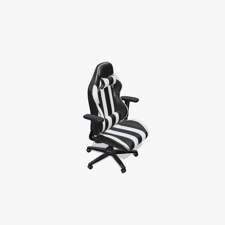 Gaming Chair Model Pack with Adjustable Features