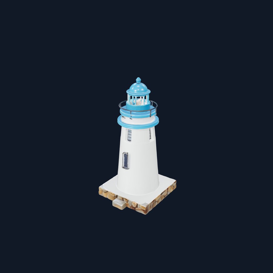 Stylized Lighthouse Model Pack with PBR Textures