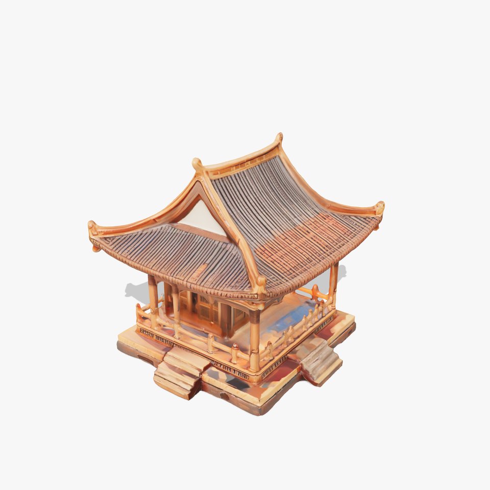 Traditional Japanese Temple D Model Pack
