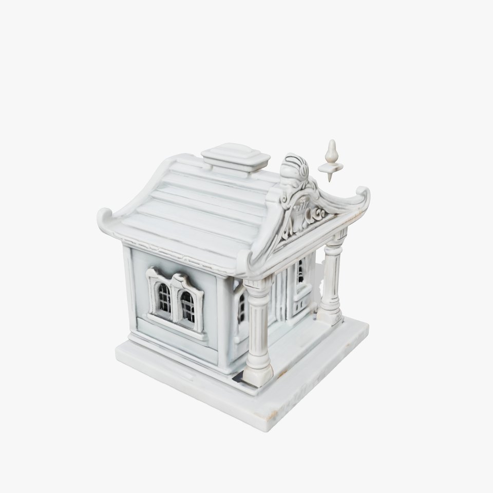 Ornate Pavilion Architectural Model Pack