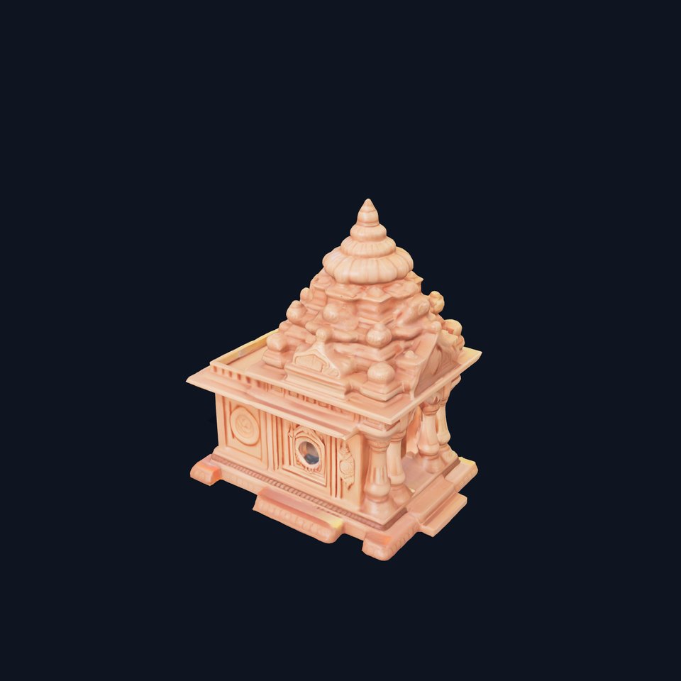 Intricate Temple Architectural Model Pack