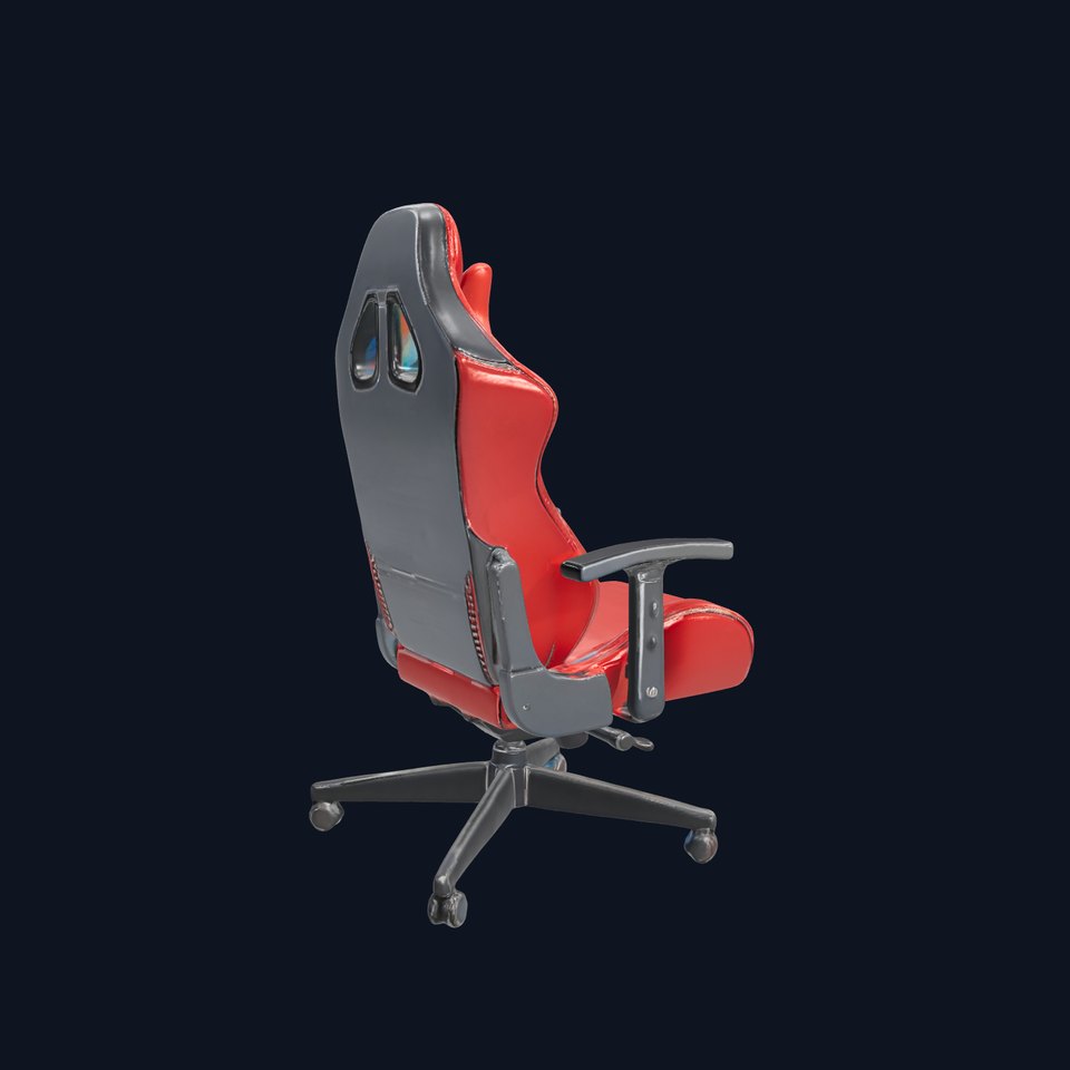 Ergonomic Gaming Chair D Model Pack