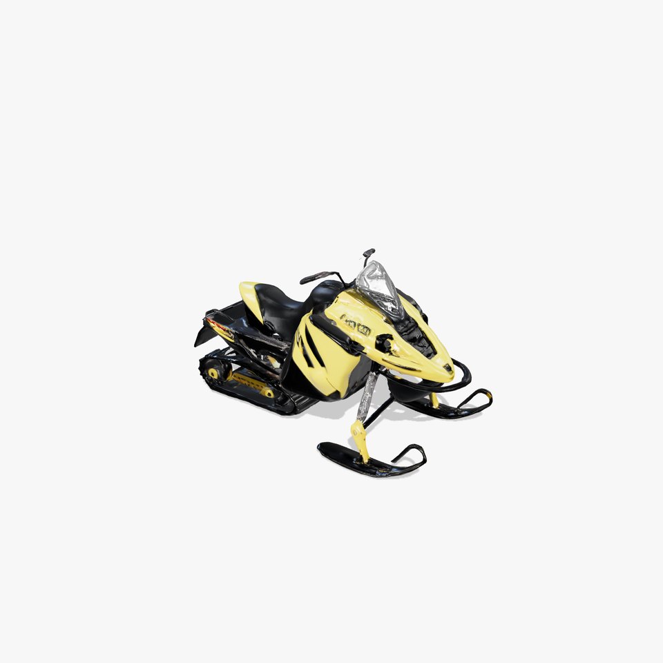 Sleek Snowmobile D Model Pack for Winter Adventures