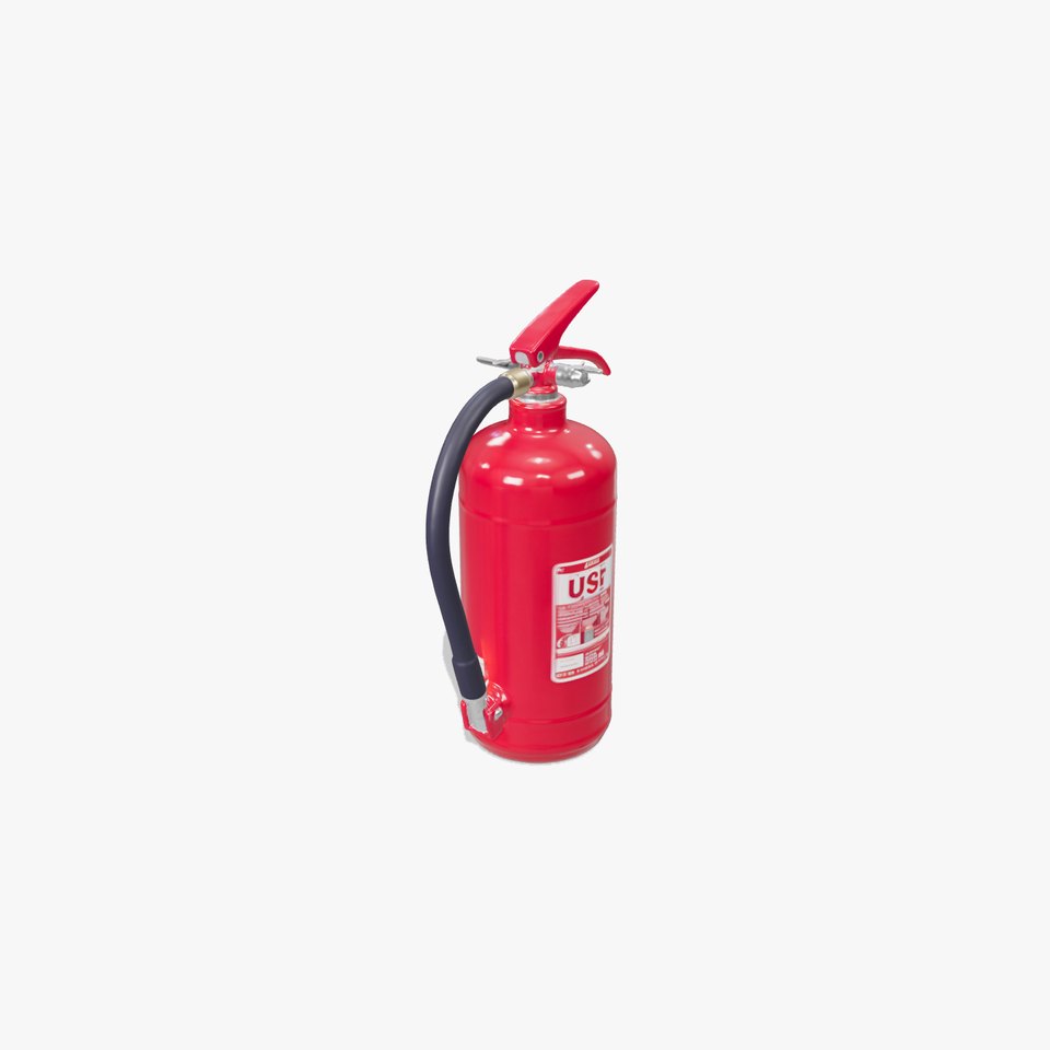 Fire Extinguisher D Model Pack with Adjustable Detail Levels