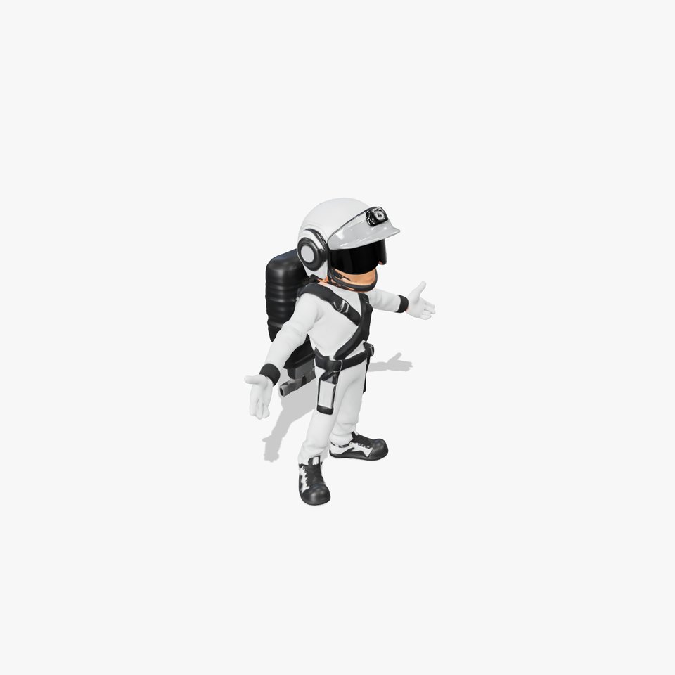 Astronaut Character Model Pack  Dynamic Space Explorer