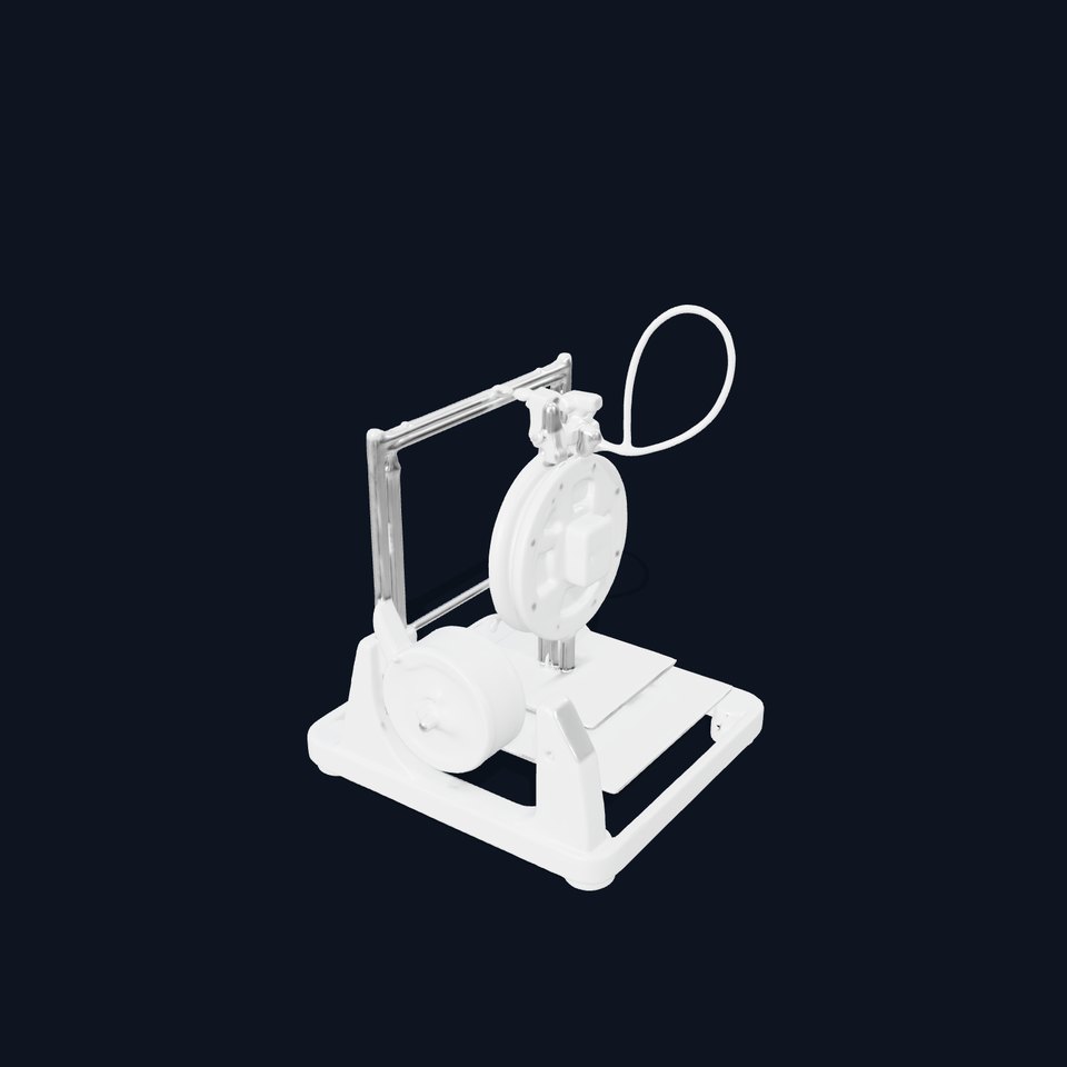 D Printer Model Pack with Various Detail Levels and PBR Textures