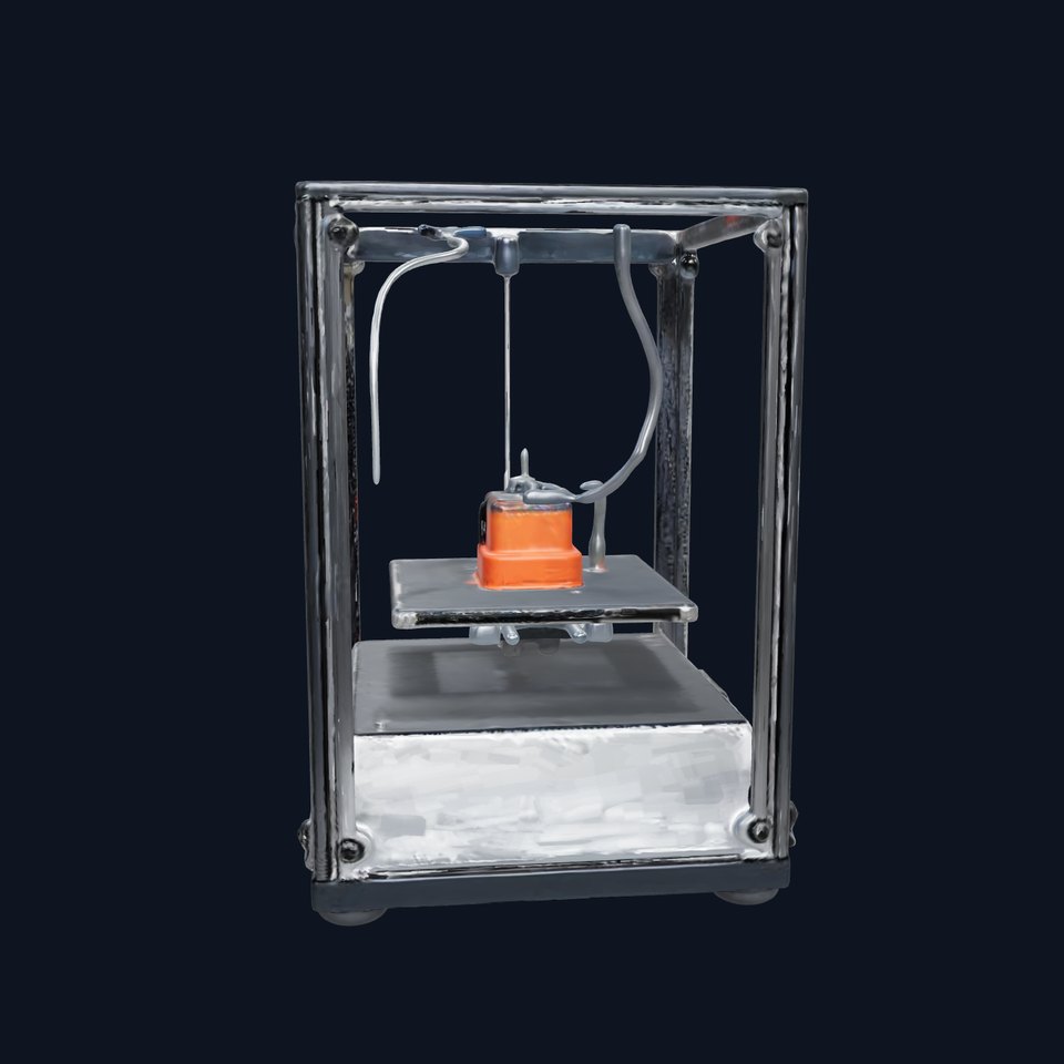 Desktop D Printer Model Pack with Transparent Enclosure