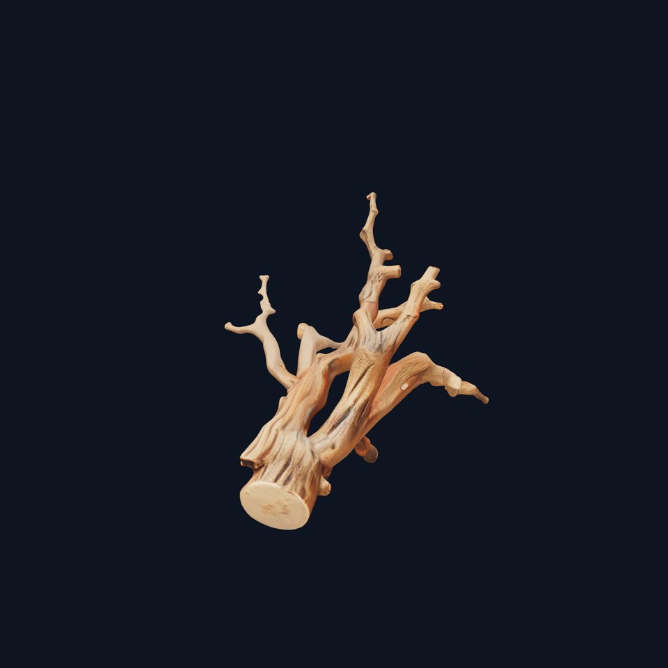 Realistic Tree Branch D Model Pack