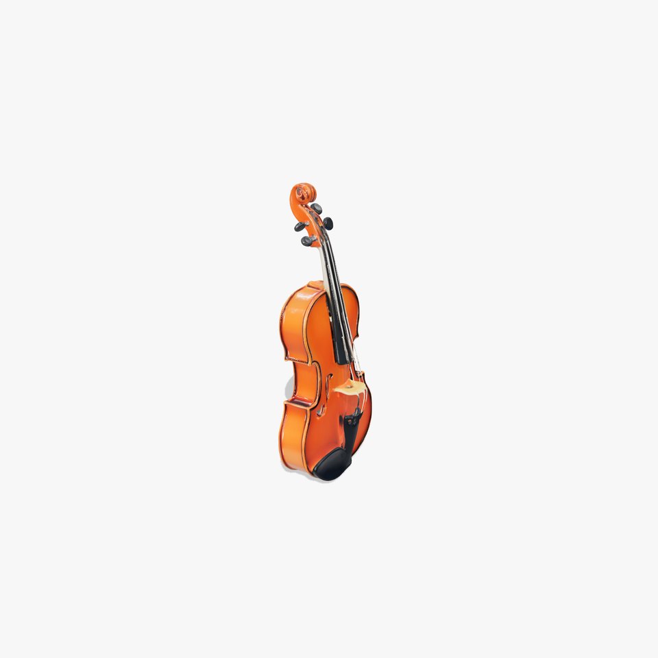 Realistic Violin D Model Pack