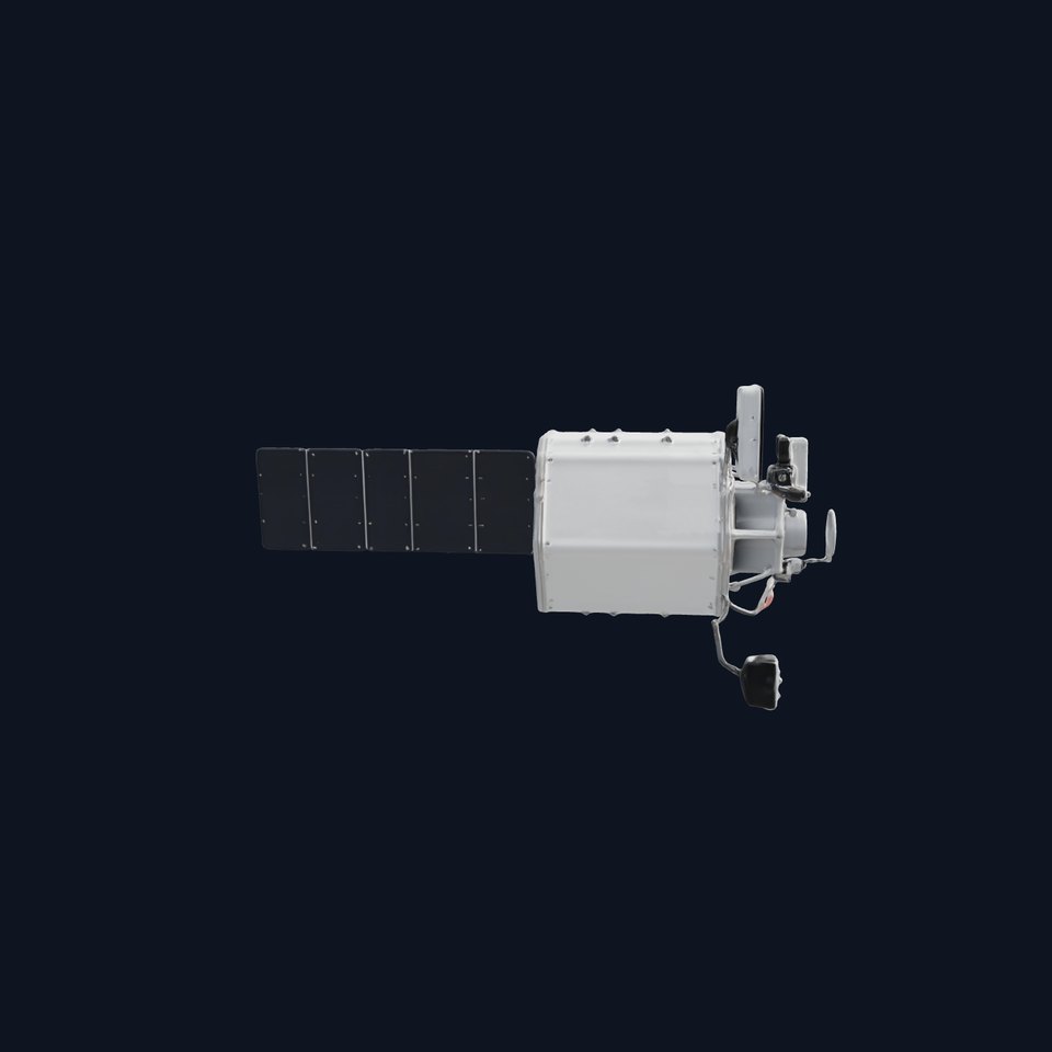 Satellite Model Pack with Detailed Panels and Equipment
