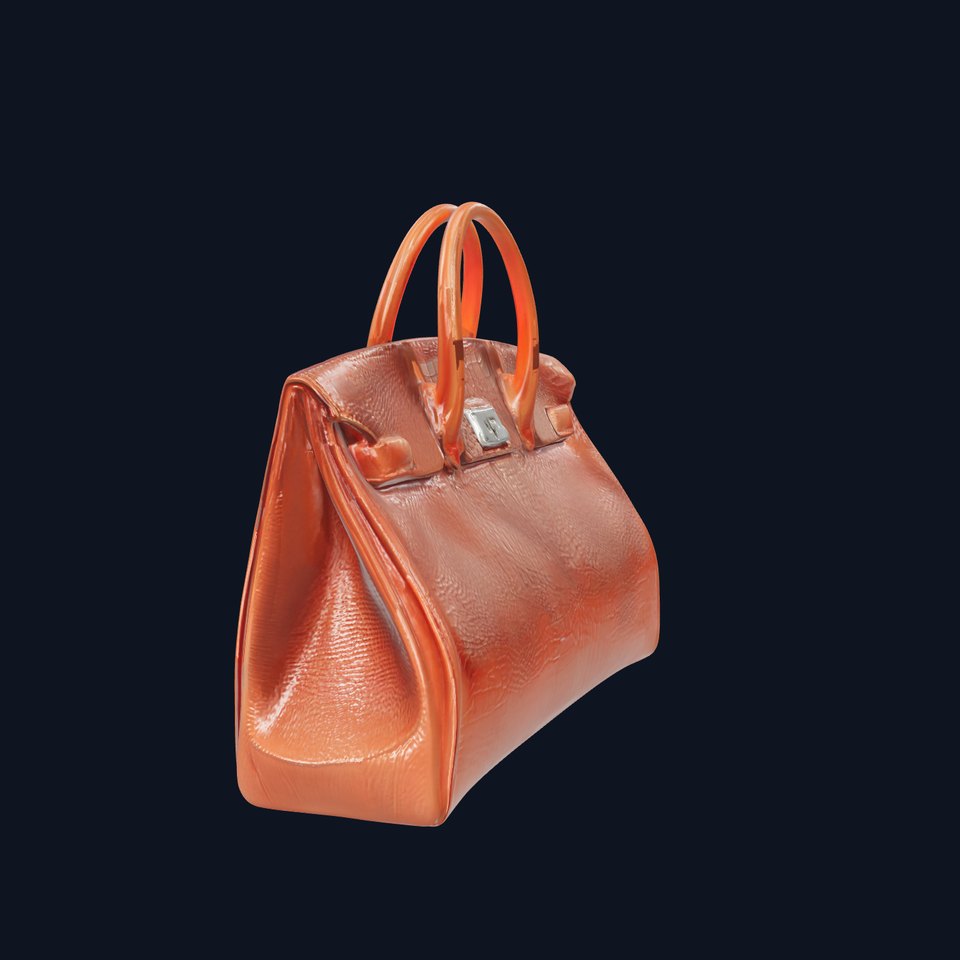 Luxury Leather Handbag D Model Pack