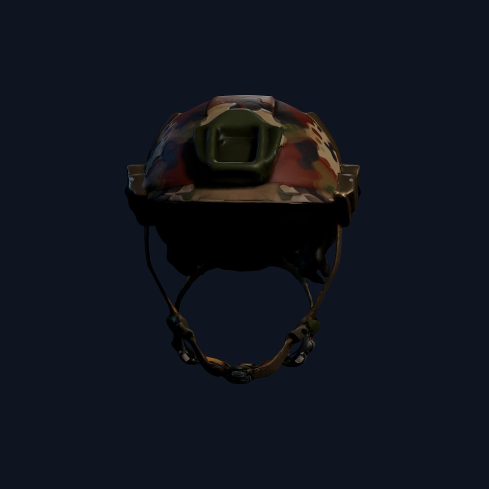 Tactical Combat Helmet D Model Pack